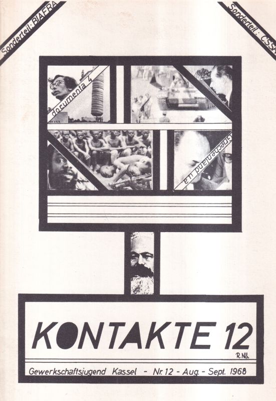 Gewerkschaftsjugend Kassel  Kontakte Nr. 12 August-September 1968 