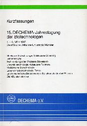 15.DECHEMA-Jahrestagung der Biotechnologen  4.-6.Mrz 1997.Westflische Wilhelms-Universitt Mnster 