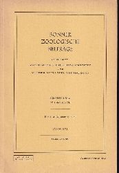 Bonner Zoologische Beitrge  26.Jahrgang.1975.Hefte 1-3,4 ( in 2 Heften) 