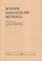 Bonner Zoologische Beitrge  37.Jahrgang.1986.Hefte 1 bis 4 (4 Hefte) 
