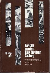 Tratz,Eduard Paul  Berichte aus dem Haus der Natur in Salzburg VI.Folge 1974 