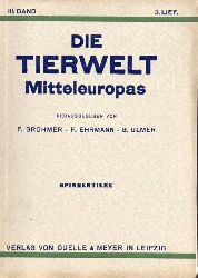 Brohmer,P.+P.Ehrmann+G.Ulmer(Hsg.)  Die Tierwelt Mitteleuropas III.Band 3.Lieferung Spinnentiere 