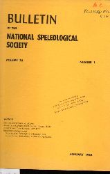 Bulletin of the National Speleological Society  Volume 26.1964.Number 1,3 und 4 