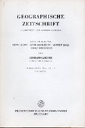 Geographische Zeitschrift (Begr.Hettner,Alfred)  74.Jahrgang.1986. Heft 3 und 4 