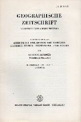 Geographische Zeitschrift(Begr.Hettner,Alfred)  63.Jahrgang.1975.Heft 1,3 und 4 