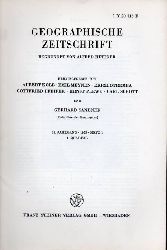 Geographische Zeitschrift(Begr.Hettner,Alfred)  61.Jahrgang.1973.Heft 1,2,3 und 4 