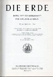 Schultze, J.H (Hsg.)  Die Erde 