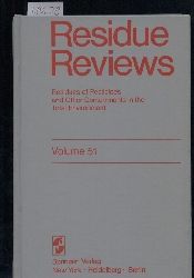 Residue Reviews  Volume 51 