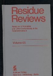 Residue Reviews  Volume 65 