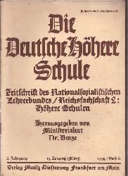 Die Deutsche Hhere Schule  Die Deutsche Hhere Schule.1.Jahrgang.Heft 6/1935 