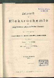 Zeitschrift fr Elektrochemie  Zeitschrift fr Elektrochemie 10. Jahrgang 1904 