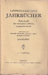 Landwirtschaftliche Jahrbcher  Landwirtschaftliche Jahrbcher LXXVIII.Band 1933 (1 Band) 