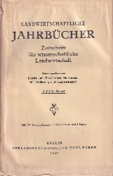 Landwirtschaftliche Jahrbcher  Landwirtschaftliche Jahrbcher LXXX.Band 1934 (1 Band) 