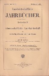 Landwirtschaftliche Jahrbcher  Landwirtschaftliche Jahrbcher XXVII. Band 1908 Ergnzungsband I 