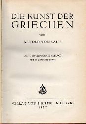 Salis,Arnold von  Die Kunst der Griechen 