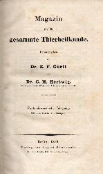 Gurlt,E.F.+C.H.Hertwig(Hsg)  Magazin fr die gesammte Thierheilkunde 25.Jahrgang 