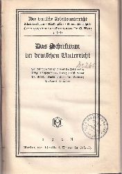 Wenz,G. (Hrsg.)  Das Schrifttum im deutschen Unterricht 