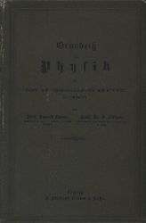 Kraus,Konrad+H.Bttger  Grundri der Physik fr Lehrer-u.Lehrerinnen-Seminarien 