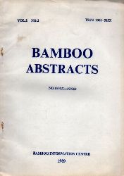 Bamboo Abstracts  Volume 1,No.2 (1988) und Volume 2,No.2 (1989) 