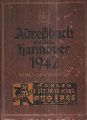 Hannover  Adrebuch der Stadt Hannover 1942 .140 Ausgabe 