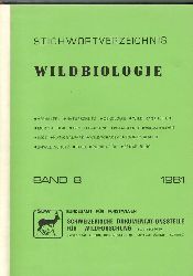 Bundesamt fr Forstwesen  Stichwortverzeichnis Wildbiologie Band 8 