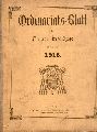 Frst-Erzbischfliches Konsistorium in Prag  Ordinariats-Blatt der Prager Erzdizese fr das Jahr 1916 