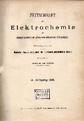 Zeitschrift fr Elektrochemie  Zeitschrift fr Elektrochemie 21 Jahrgang 1915 