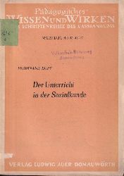 Kopp,Ferdinand  Der Unterricht in der Sozialkunde mit ausfhrlichen Beispielen 