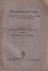 Bobertag,Otto und Erich Hylla (Hrsg.)  Begabungsprfung fr den bergang von der Grundschule zu 