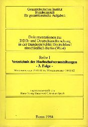 Bauer,Hans Georg und Christian Spech  Dokumentation zur DDR- und Deutschlandforschung in der 