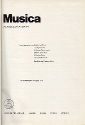 Musica  33.Jahrgang 1979 und 34.Jahrgang 1980.jeweils Heft 1-6 