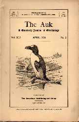 The Auk  The Auk Jahrgang 1924 Volume XLI. No.2 April (1 Heft) 