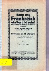 Werneke,H.  Kann uns Frankreich ein Vorbild sein ? 