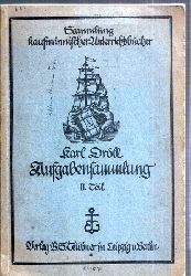 Drll,Karl  Sammlung von Aufgaben fr das kaufmnnische Rechnen II.Teil 