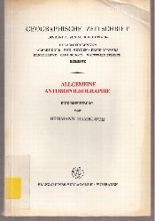 Hambloch,Hermann  Allgemeine Anthropogeographie 