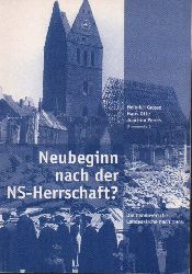 Grosse,Heinrich und Hans Otte und Joachim Perels  Neubeginn nach der NS-Herrschaft ? 