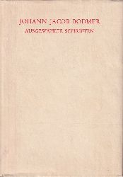Bodmer,Johann Jacob  Ausgewhlte Schriften 