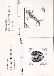 Arbeitskreis Palontologie Hannover  Arbeitskreis Palontologie Hannover 5.Jahrgang 1977 Heft 1 bis 6 