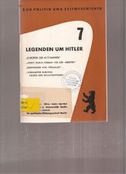 Winkler,Hans-Joachim  Legenden um Hitler 