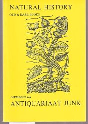 Antiquariaat Junk  Old & Rare Books on Natural History 