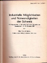 Eidgenssische Technische Hochschule  Kultur- und Staatswissenschaftliche Schriften Heft 15, 24, 28, 31, 