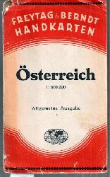 Freytag & Berndt Handkarten  sterreich Allgemeine Ausgabe 