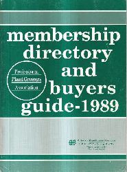 BP Professional Plant Growers Association  membership directory and buyers guide 1986 bis 1991 PPGA (6 Hefte) 