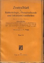 Centralblatt fr Bakteriologie, Parasitenkunde  und Infektionskrankheiten 2.Abteilung 55.Band 1922 No.1/4-25/26 