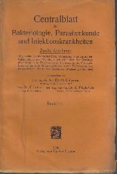 Centralblatt fr Bakteriologie, Parasitenkunde  und Infektionskrankheiten.2.Abteilung.52.Band.1921.No.1/3-24/26 