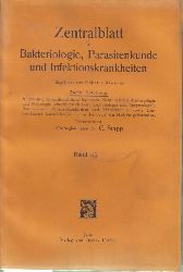 Centralblatt fr Bakteriologie, Parasitenkunde  und Infektionskrankheiten 2.Abteilung 65.Band 1925 No.1/5-26 