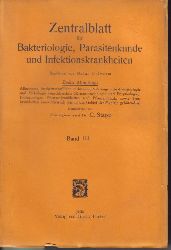 Centralblatt fr Bakteriologie, Parasitenkunde  Centralblatt fr Bakteriologie, Parasitenkunde 2.Abteilung 69.Band 