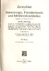 Zentralblatt fr Bakteriologie, Parasitenkunde  und Infektionskrankheiten 2.Abteilung 87.Band 1932/33 No.1/4-24/26 