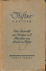 Barth,Franz H.(Hsg.)  Stifter-Brevier 