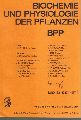 Biochemie und Physiologie der Pflanzen  Biochemie und Physiologie der Pflanzen 182.Band 1987 Heft 1 bis 6 